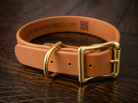 Sapphira's World Personalized BioThane® Dog Collar
