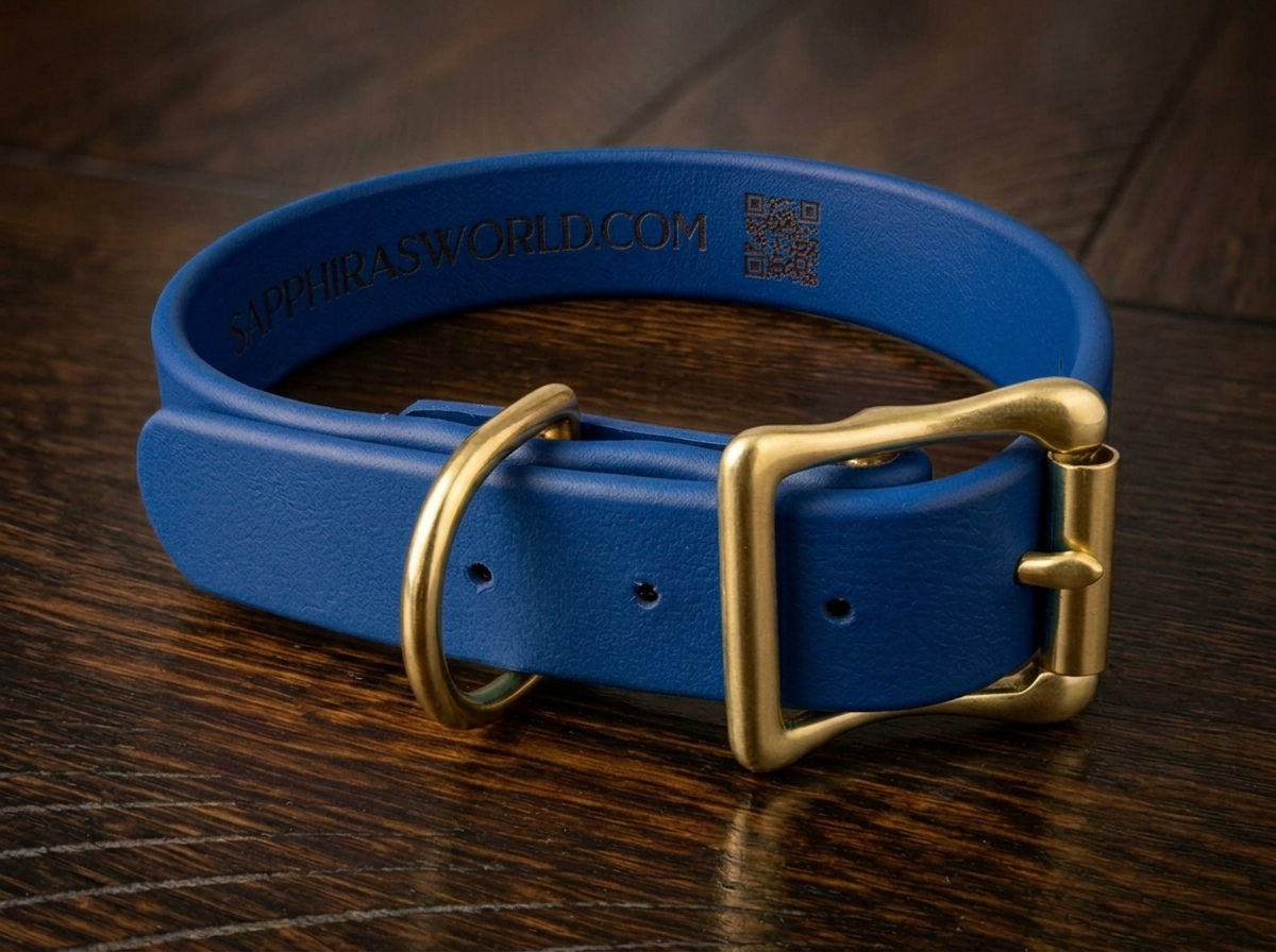 Sapphira's World Personalized BioThane® Dog Collar