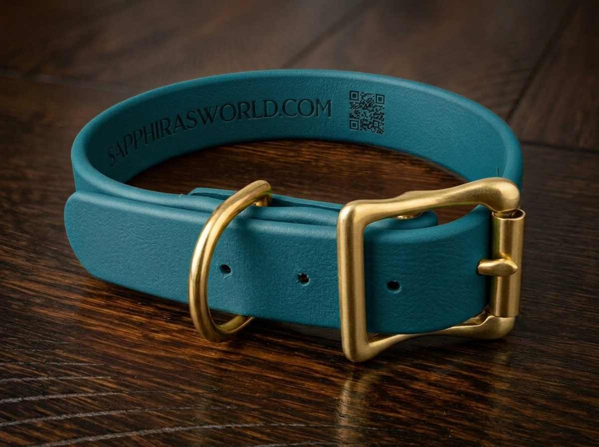 Sapphira's World Personalized BioThane® Dog Collar