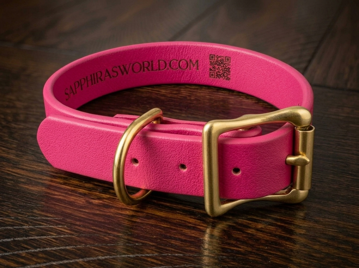 Sapphira's World Personalized BioThane® Dog Collar