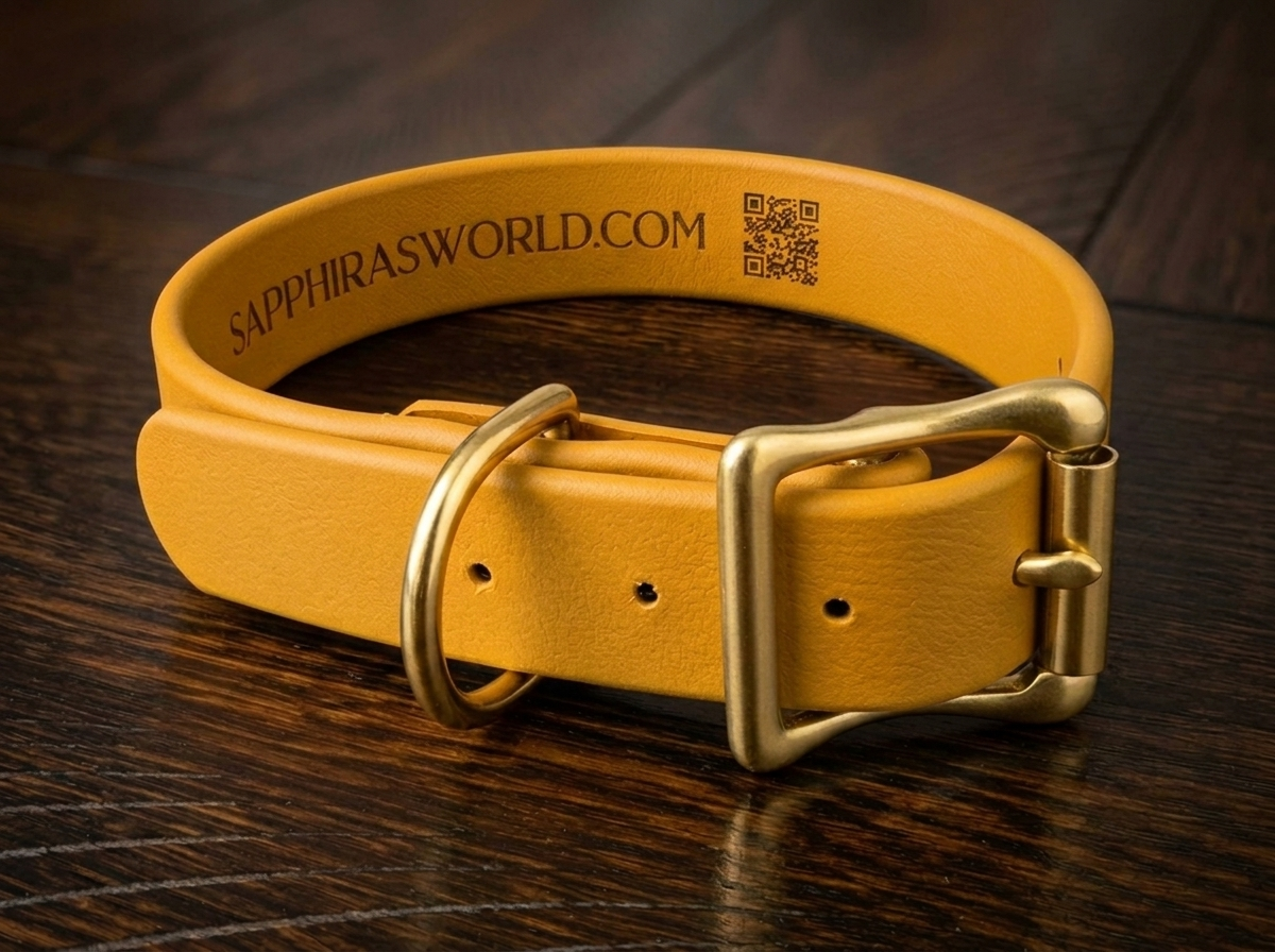 Sapphira's World Personalized BioThane® Dog Collar